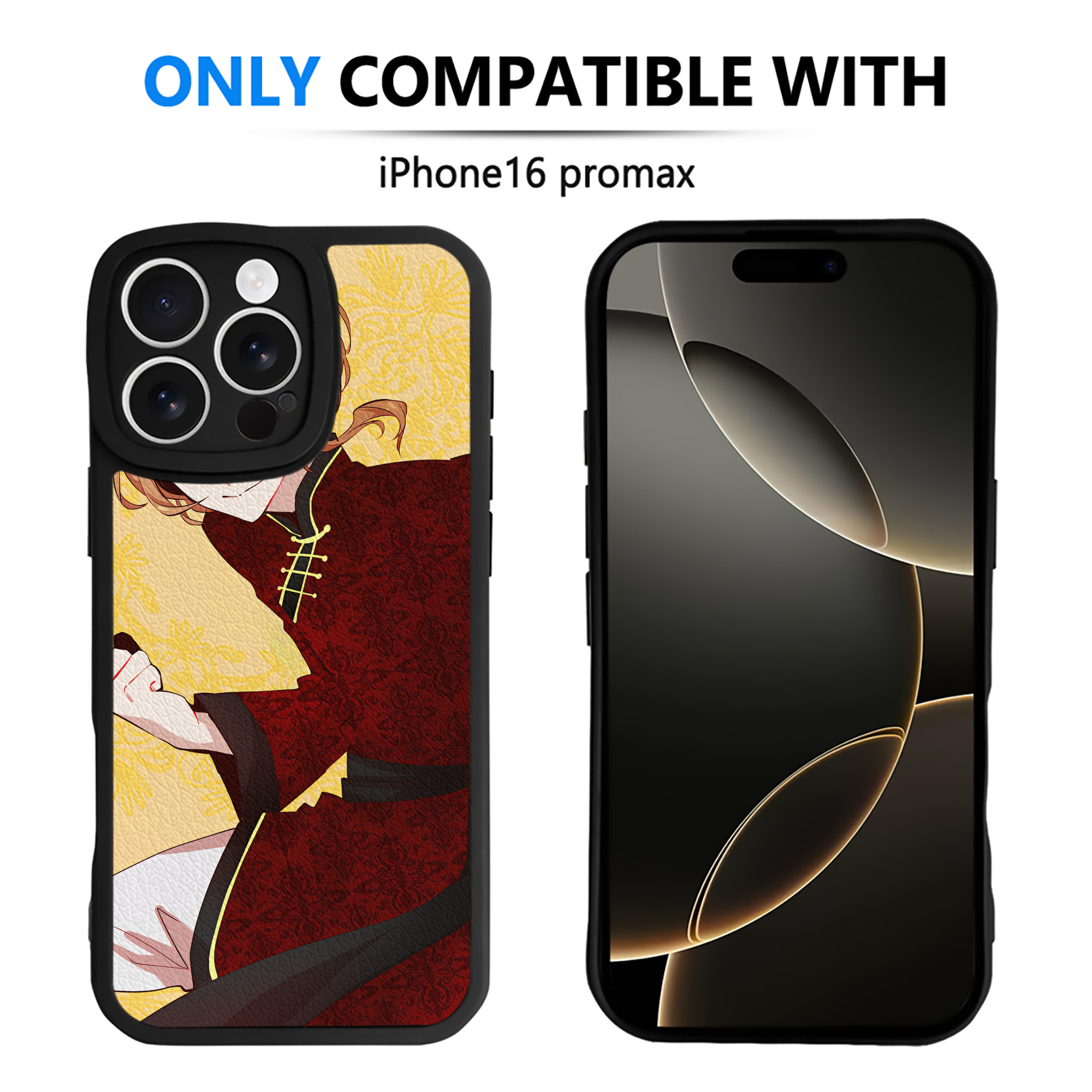 （画像用） 文豪ストレイドッグス Bungo Stray Dogs 【iPhone 16シリーズ対応】シリコンスマホケース（レザー調） 材質：シリコン